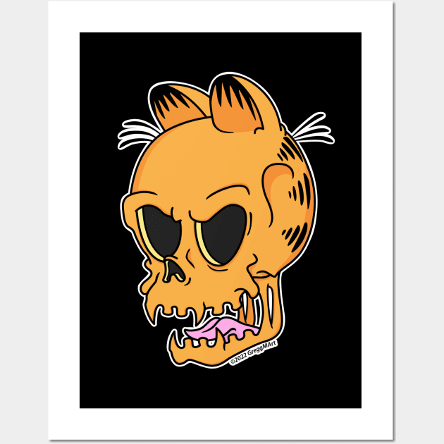 Garf Skull Wall Art by Gregg.M_Art